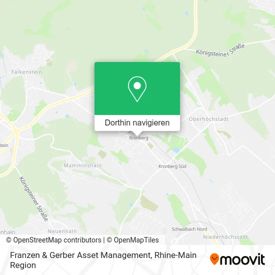 Franzen & Gerber Asset Management Karte