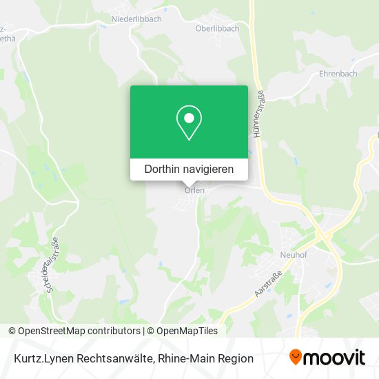 Kurtz.Lynen Rechtsanwälte Karte