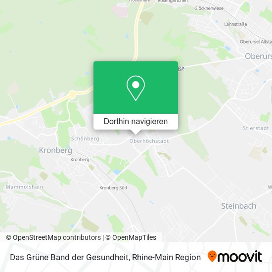 Das Grüne Band der Gesundheit Karte