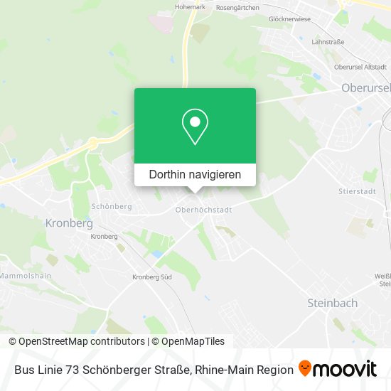 Bus Linie 73 Schönberger Straße Karte