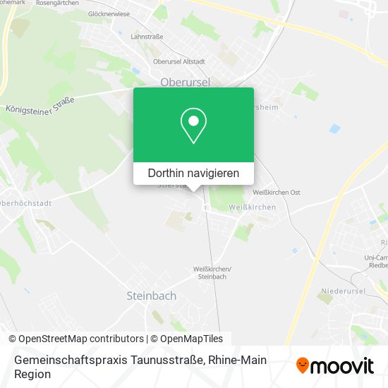 Gemeinschaftspraxis Taunusstraße Karte