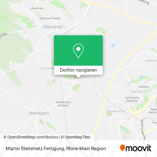 Martin Steinmetz Fertigung Karte