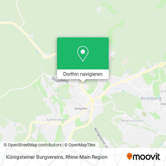 Königsteiner Burgvereins Karte