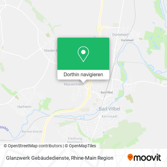 Glanzwerk Gebäudedienste Karte