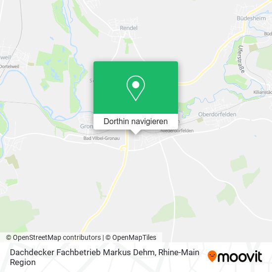 Dachdecker Fachbetrieb Markus Dehm Karte