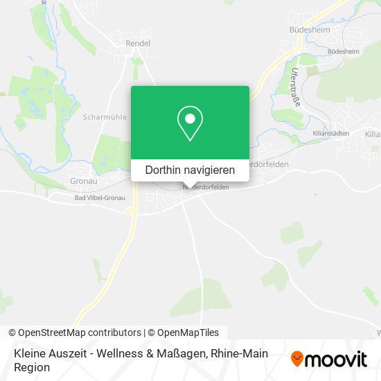 Kleine Auszeit - Wellness & Maßagen Karte