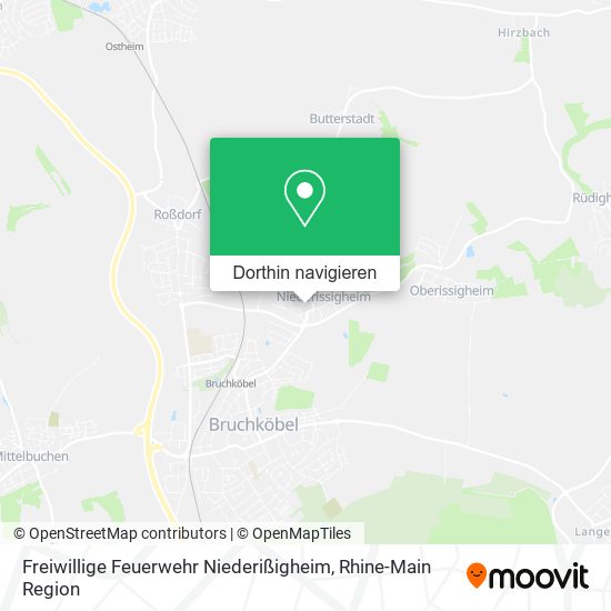 Freiwillige Feuerwehr Niederißigheim Karte