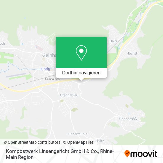 Kompostwerk Linsengericht GmbH & Co. Karte