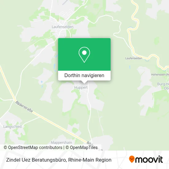 Zindel Uez Beratungsbüro Karte