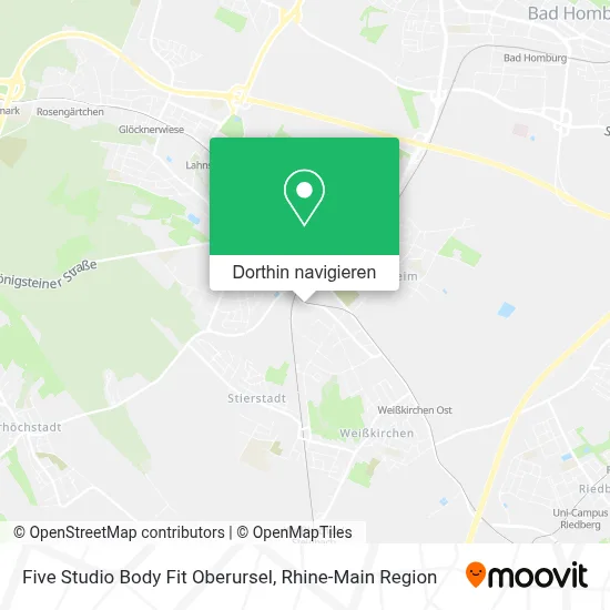 Five Studio Body Fit Oberursel Karte