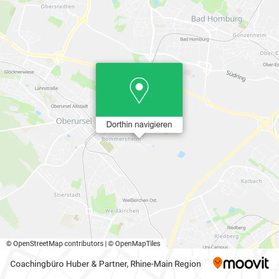 Coachingbüro Huber & Partner Karte