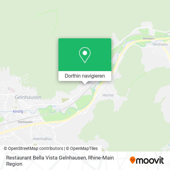 Restaurant Bella Vista Gelnhausen Karte