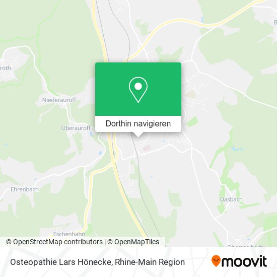 Osteopathie Lars Hönecke Karte