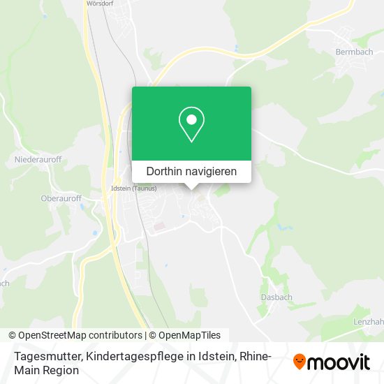Tagesmutter, Kindertagespflege in Idstein Karte