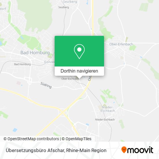 Übersetzungsbüro Afschar Karte