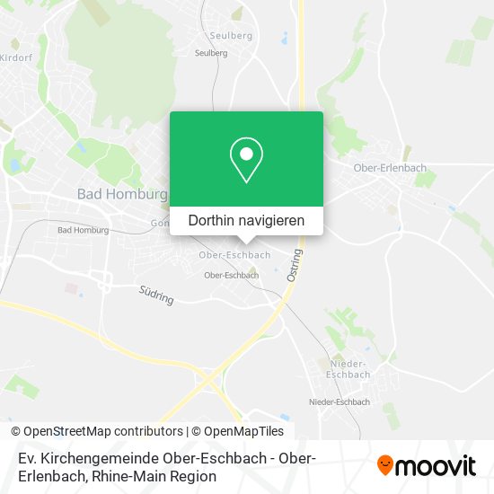 Ev. Kirchengemeinde Ober-Eschbach - Ober-Erlenbach Karte