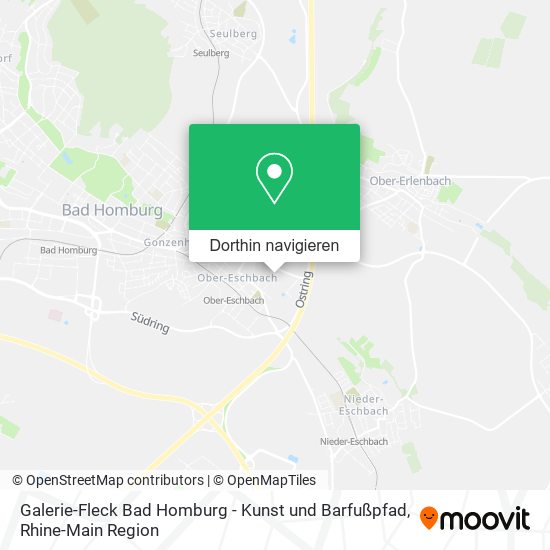 Galerie-Fleck Bad Homburg - Kunst und Barfußpfad Karte