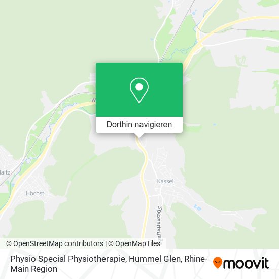 Physio Special Physiotherapie, Hummel Glen Karte