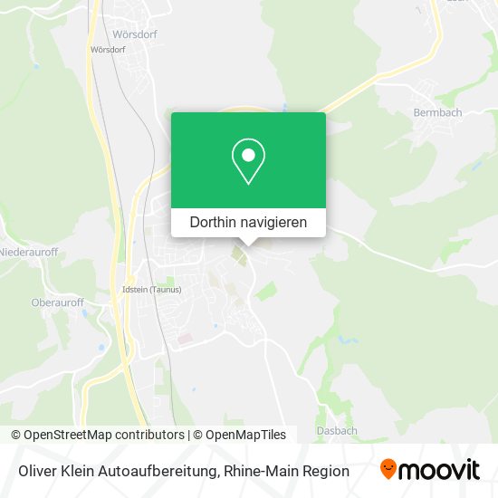 Oliver Klein Autoaufbereitung Karte