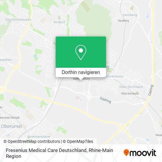 Fresenius Medical Care Deutschland Karte