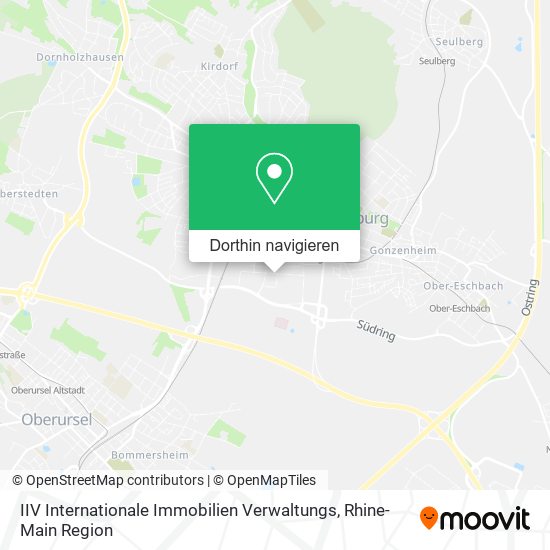 IIV Internationale Immobilien Verwaltungs Karte