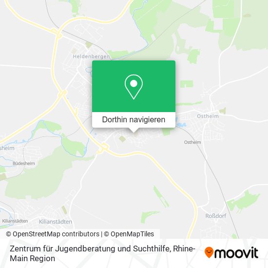 Zentrum für Jugendberatung und Suchthilfe Karte