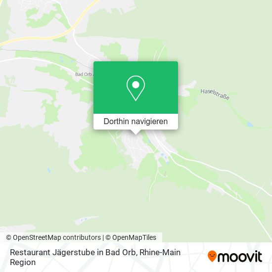 Restaurant Jägerstube in Bad Orb Karte