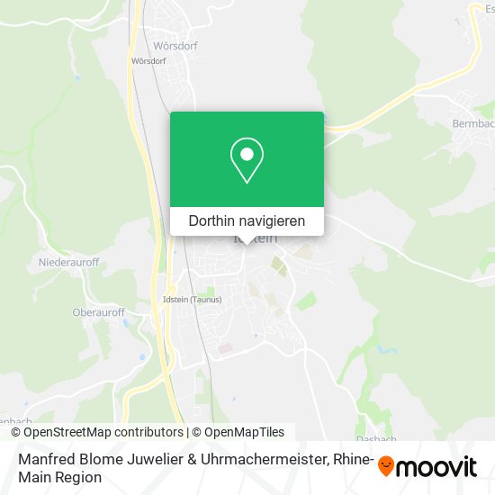 Manfred Blome Juwelier & Uhrmachermeister Karte