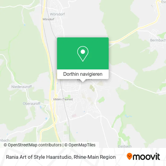 Rania Art of Style Haarstudio Karte