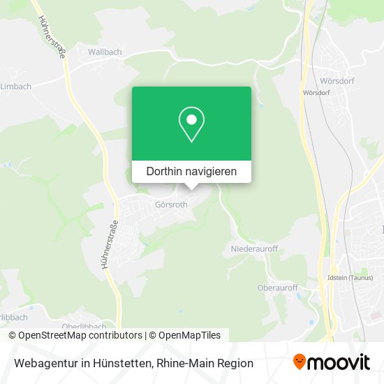 Webagentur in Hünstetten Karte