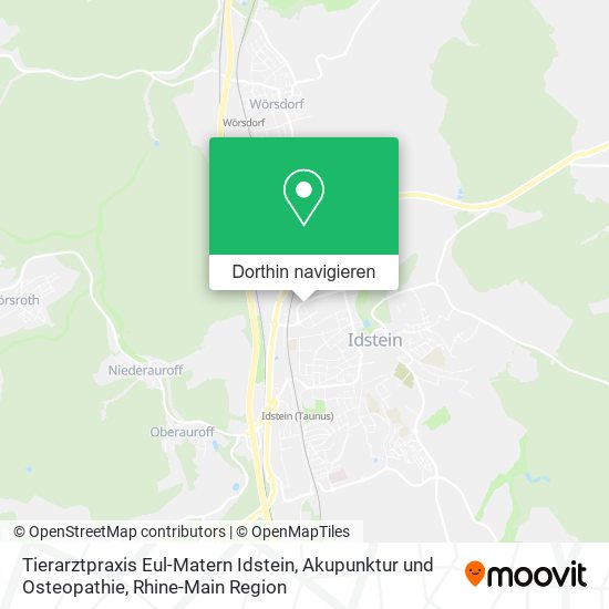 Tierarztpraxis Eul-Matern Idstein, Akupunktur und Osteopathie Karte