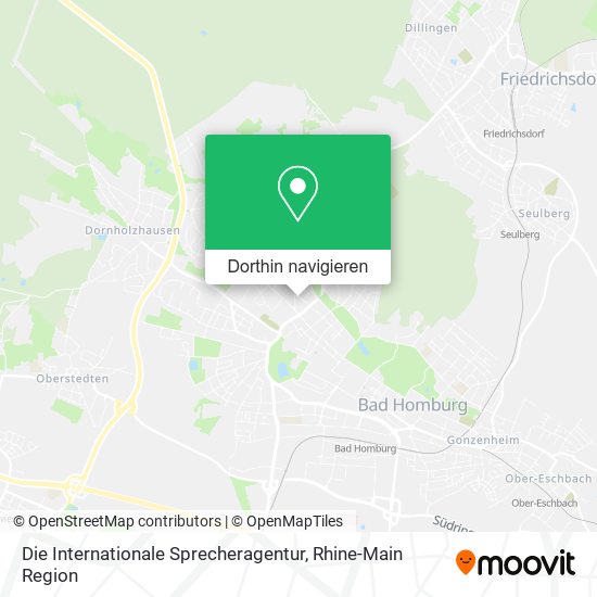 Die Internationale Sprecheragentur Karte