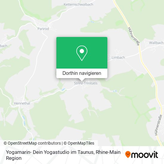 Yogamarin- Dein Yogastudio im Taunus Karte