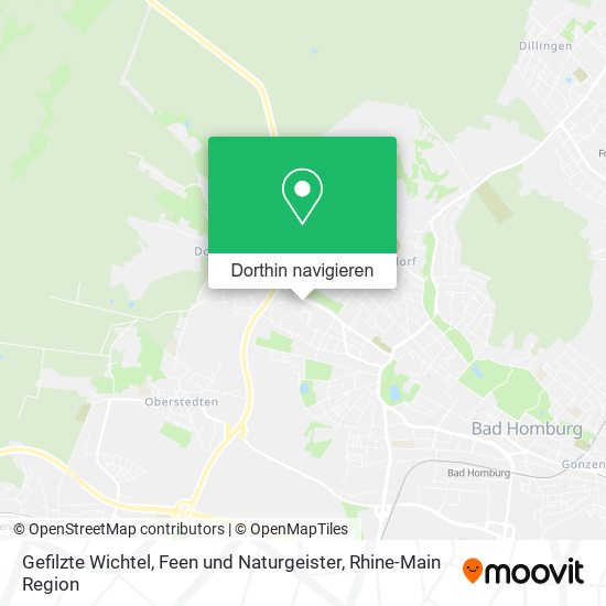 Gefilzte Wichtel, Feen und Naturgeister Karte
