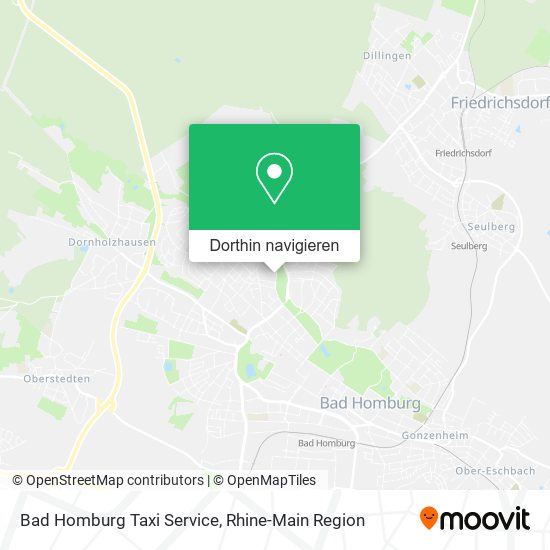 Bad Homburg Taxi Service Karte
