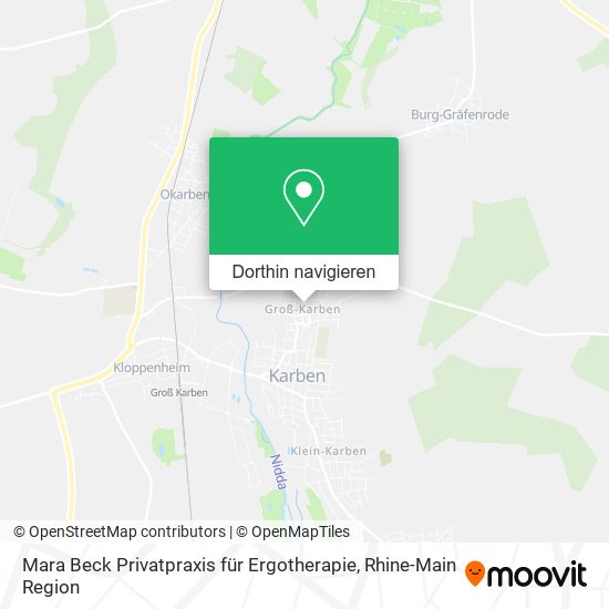 Mara Beck Privatpraxis für Ergotherapie Karte