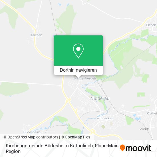 Kirchengemeinde Büdesheim Katholisch Karte