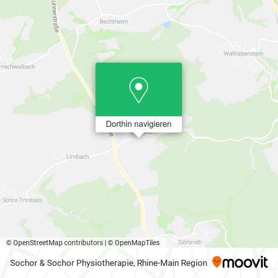 Sochor & Sochor Physiotherapie Karte