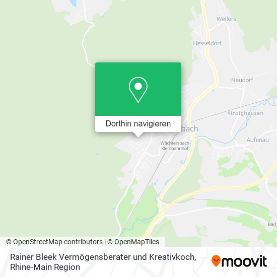 Rainer Bleek Vermögensberater und Kreativkoch Karte