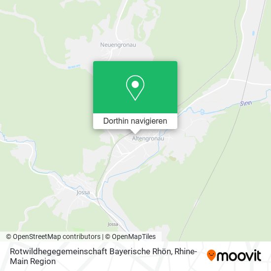 Rotwildhegegemeinschaft Bayerische Rhön Karte