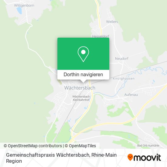 Gemeinschaftspraxis Wächtersbach Karte