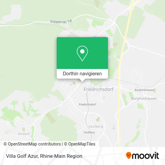 Villa Golf Azur Karte