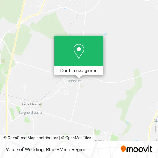 Voice of Wedding Karte