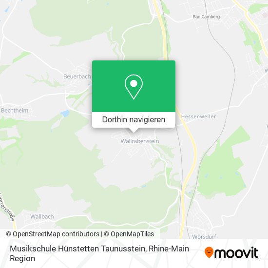 Musikschule Hünstetten Taunusstein Karte