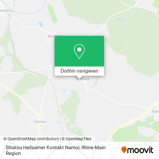 Shiatsu Heilsamer Kontakt Namoi Karte