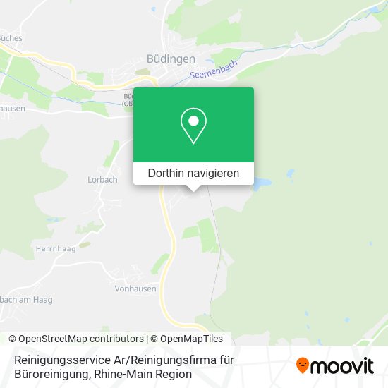 Reinigungsservice Ar / Reinigungsfirma für Büroreinigung Karte