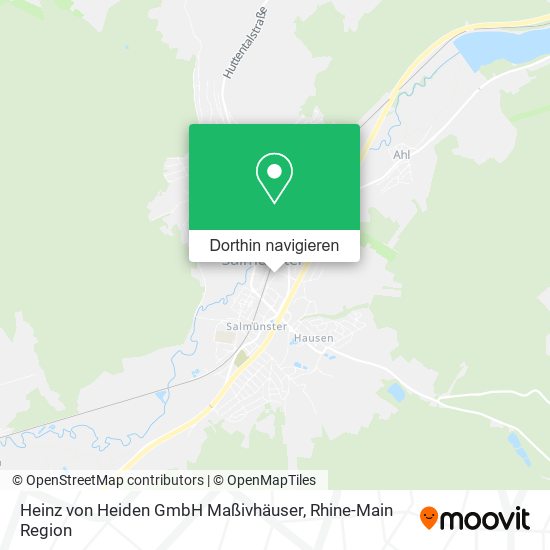 Heinz von Heiden GmbH Maßivhäuser Karte
