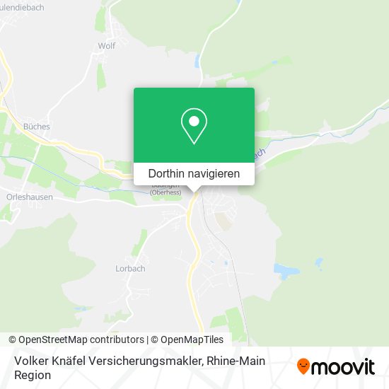 Volker Knäfel Versicherungsmakler Karte