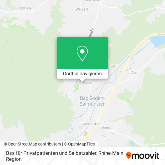 Bss für Privatpatienten und Selbstzahler Karte