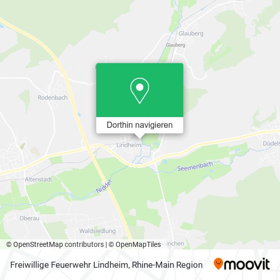 Freiwillige Feuerwehr Lindheim Karte